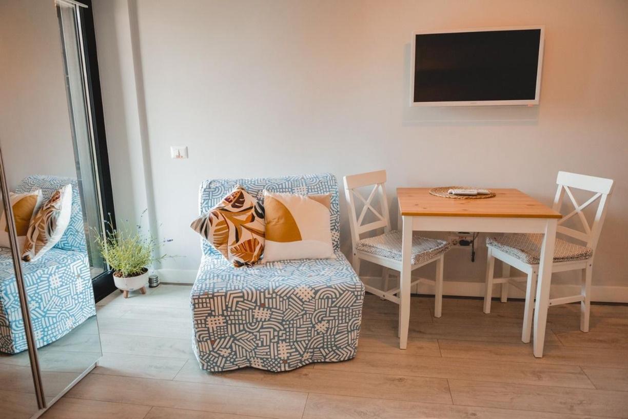 Seaside Studio Blue Bike Mamaia Bagian luar foto
